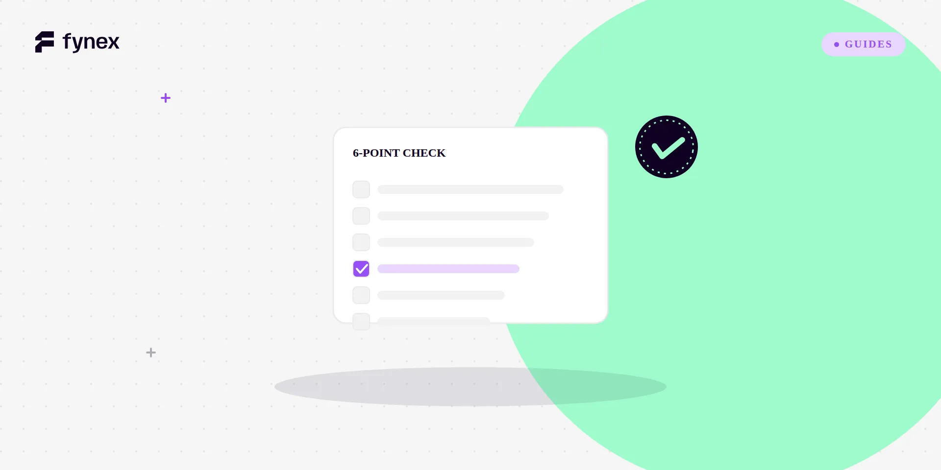 A six-point checklist with one leak found.